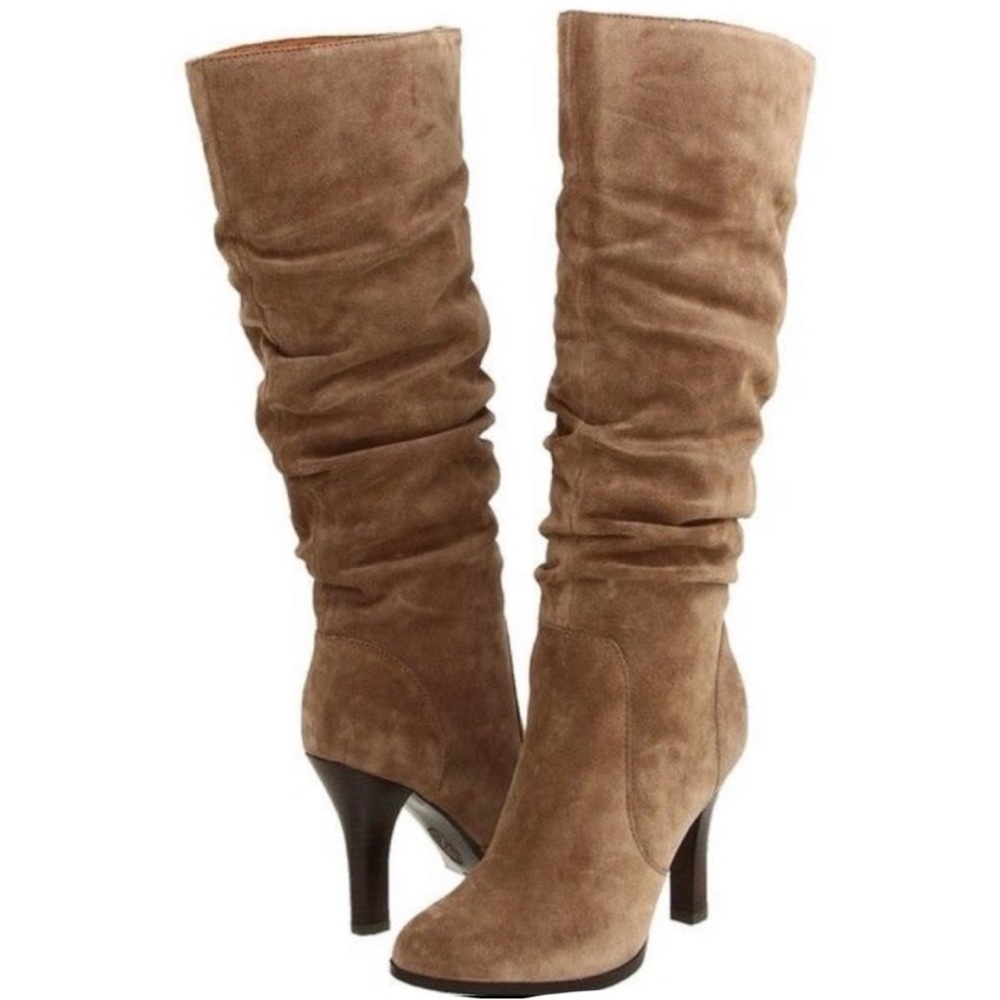Sofft slouchy tall boots. Size 8 taupe. Comfort boots